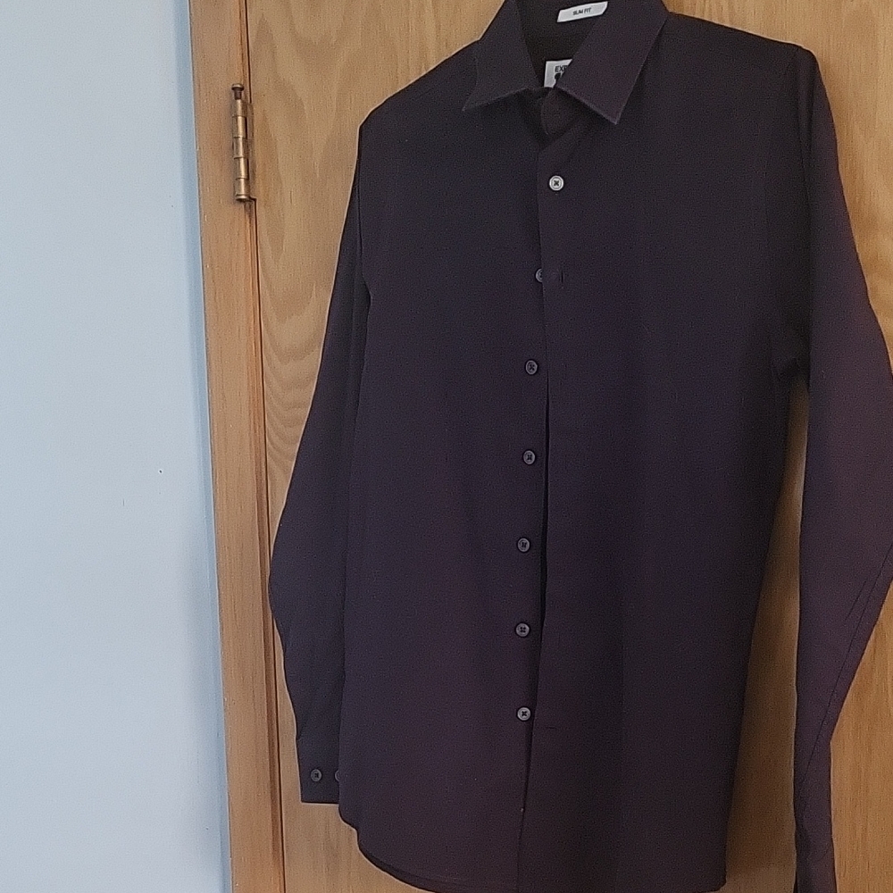 Express Dark Purple Dress Shirt